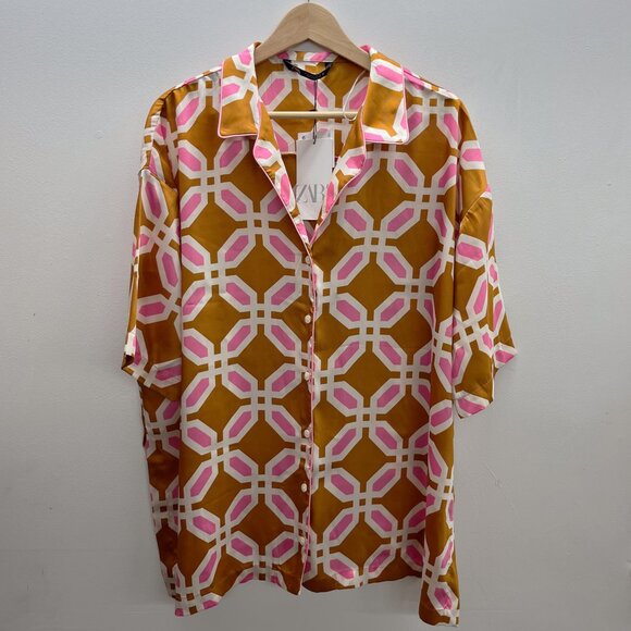 Zara Pajama Style Printed Set | 2 piece | Size L | NWT - Picture 4 of 12